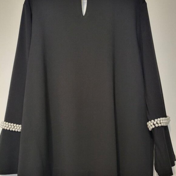 Karl Lagerfeld Faux Pearls  Embellished Skirt set - Picture 3 of 5